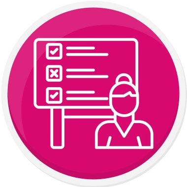 İş ve finans simgesinin vektör illüstrasyonu