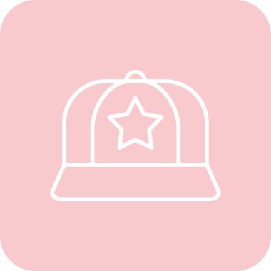 vektör beyzbol başlığı simgesi