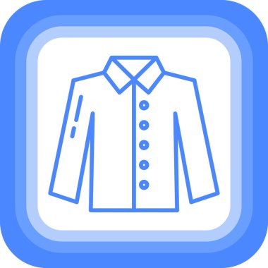 Gömlek. Web simgesi basit illüstrasyon