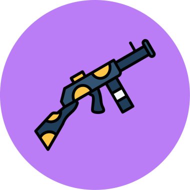 silah simge vektör çizim