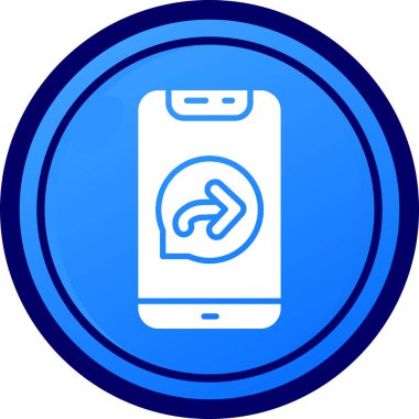 vektör smartphone ico, vektör illüstrasyonu