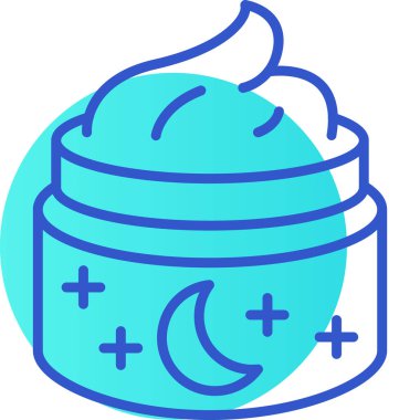 Gece simge vektör çizim