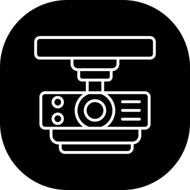 kamera simgesi vektör illüstrasyonu