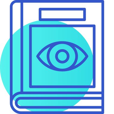 Göz simgesi vektör illüstrasyonu