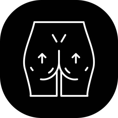 Bir kadın simgesinin vektör illüstrasyonu