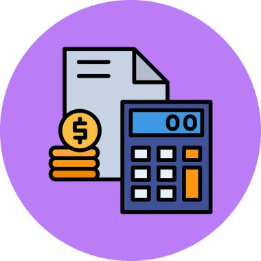 Para için. Web simgesi basit illüstrasyon