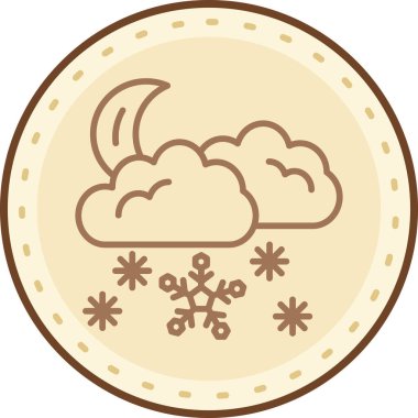 hava durumu web simgesi, basit vektör illüstrasyonu