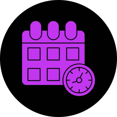 Kolayca düzenleyebilen veya düzenleyebilen Takvim Vektörü simgesi