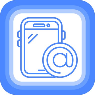 Smartphone Simgesi, vektör illüstrasyonu