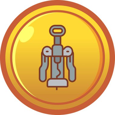 Gaz yakıcısının vektör illüstrasyonu