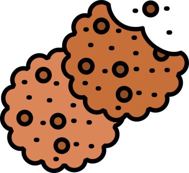 bakteri mikrop simgesi doldurulmuş dış hat biçiminde