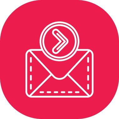 Vektör e- posta ağı Simgesi