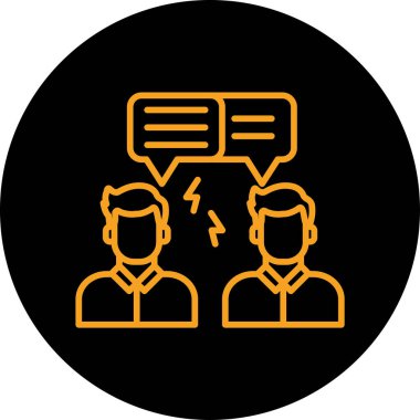 İnsan simgesinin vektör illüstrasyonu