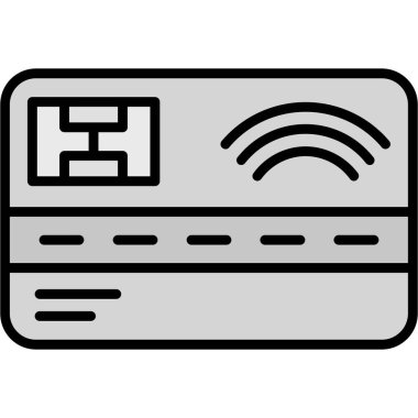 Kablosuz. Web simgesi basit illüstrasyon