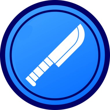 sword web icon, simple vector illustration isolated on white background