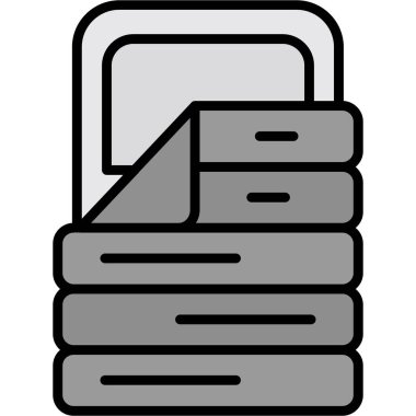 Kitap. Web simgesi basit illüstrasyon