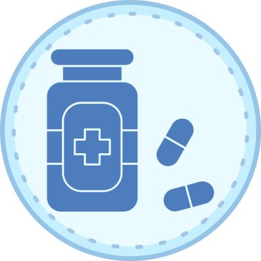 hap ikonu vektör illüstrasyonu