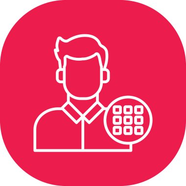 Modern simgenin vektör illüstrasyonu