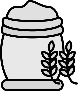 Kavanoz simgesi, basit vektör illüstrasyonu