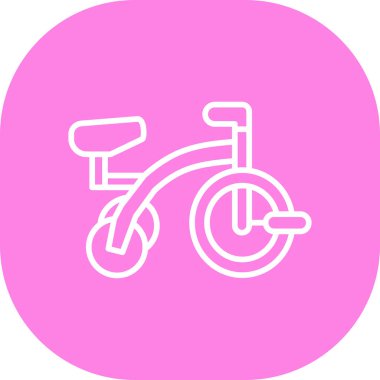 Bisiklet modern simgesinin vektör illüstrasyonu