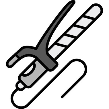 İngiliz anahtarı. Web simgesi basit illüstrasyon