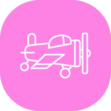 Uçağın vektör illüstrasyonu