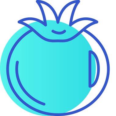 meyve ikonu vektör illüstrasyonu