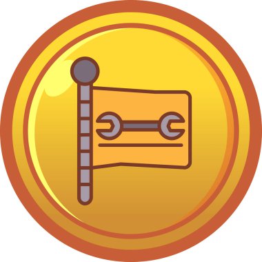 Seo simgesinin vektör illüstrasyonu