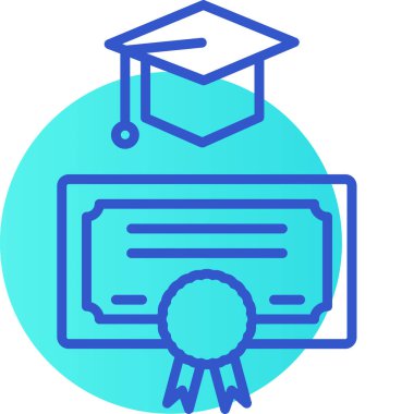 Eğitim simgesi, vektör illüstrasyonu