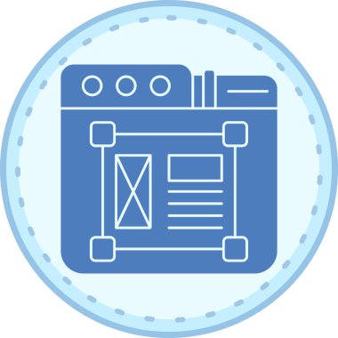 Modern b 'nin vektör illüstrasyonu eksik simgesi