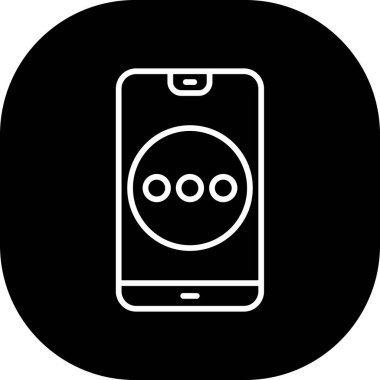 Vektör Mobil simge illüstrasyonu