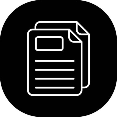 Vektör Belgesi Ico, vektör illüstrasyonu