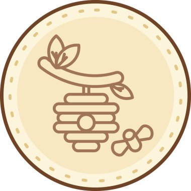 Tatlım. Web simgesi basit illüstrasyon