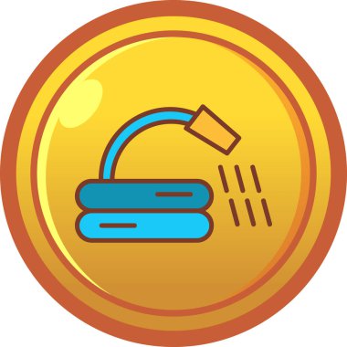 yemek sepeti ikonu vektör illüstrasyonu