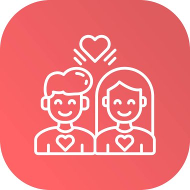 çift simge vektör illüstrasyonu