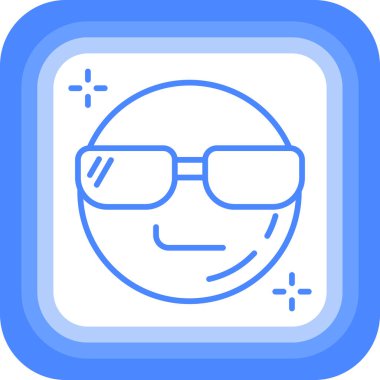 Gözlük. Basit resimleme