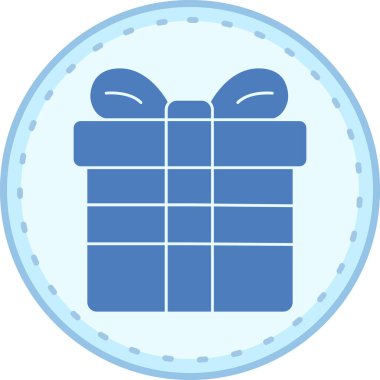 Kutu. Web simgesi basit illüstrasyon