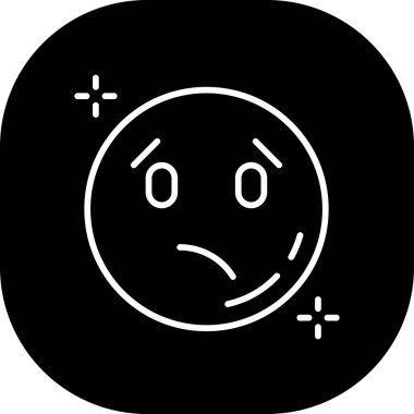 Beyaz arkaplanda izole edilmiş emoji simgesi ve vektör illüstrasyonu