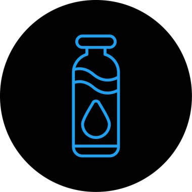 Şişe. Web simgesi basit illüstrasyon