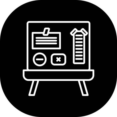 Modern eğitim ikonunun vektör illüstrasyonu