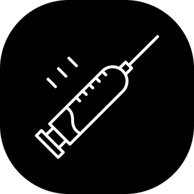 Kişisel ve ticari kullanım için vektör şırınga simgesi.