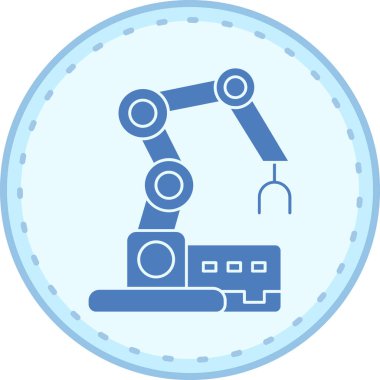 Robot simgesinin vektör illüstrasyonu