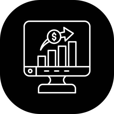 seo modern simgesinin vektör illüstrasyonu