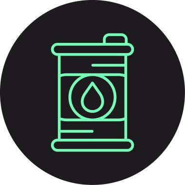 Eşsiz Namlu Vektör Satırı Simgesi