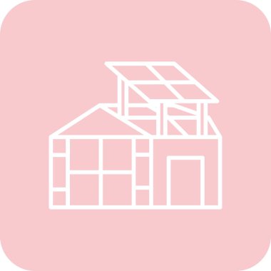 ev simgesi vektör illüstrasyonu