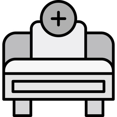 mobilya web simgesi vektör illüstrasyonu