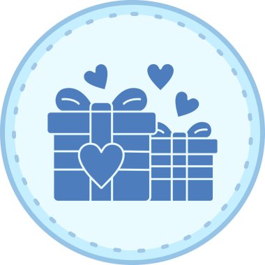 Hediye kutusu. Basit resimleme