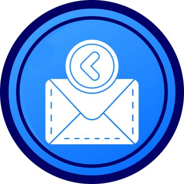 E-posta. Web simgesi basit illüstrasyon