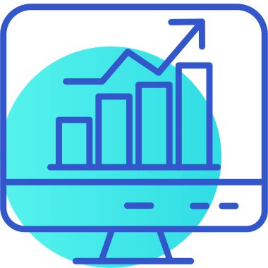 Pazarlamanın iş simgesinin vektör illüstrasyonu