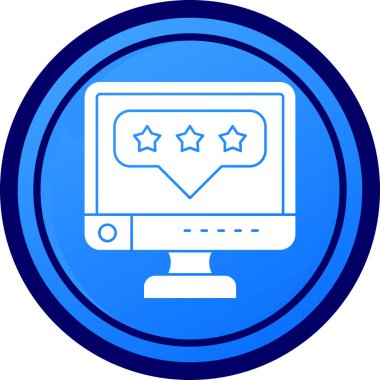 Web simgesi, basit vektör illüstrasyonu